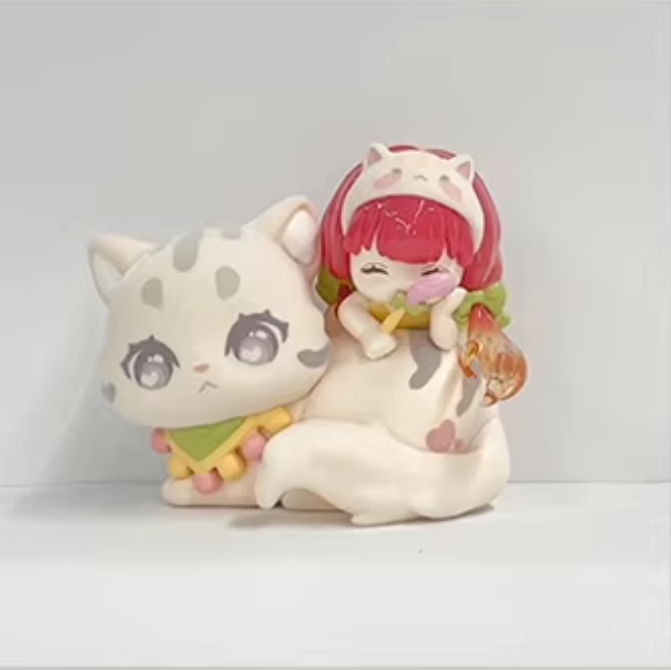 <084>CATMONI The cat stay with you figure blind box