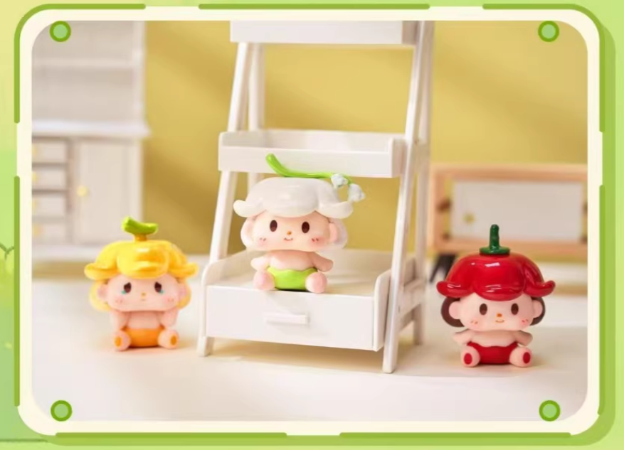 <087>Baby Bean Eating Fruits Blind Box