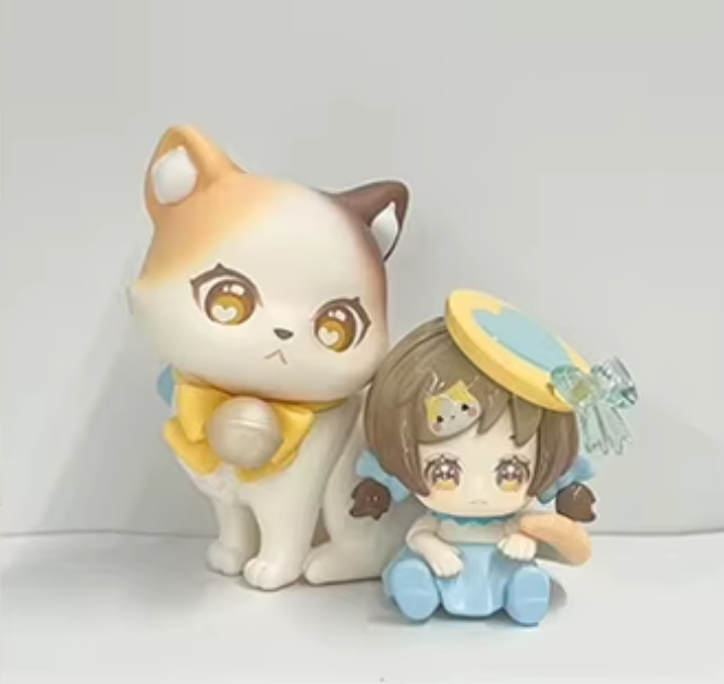 <084>CATMONI The cat stay with you figure blind box