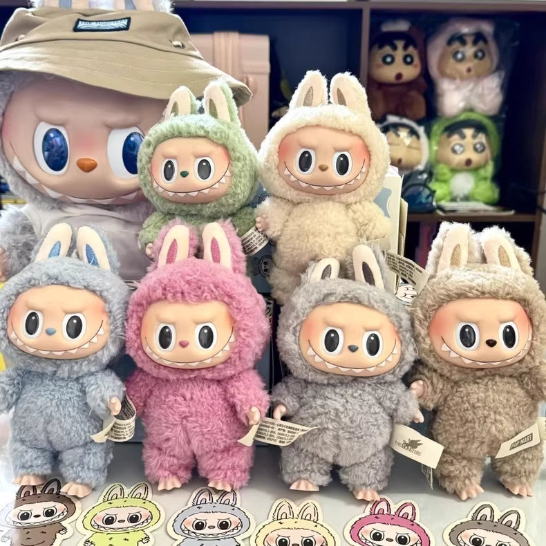 <003>Labubu V1 Exciting Macaron(1:1 copy highest quality) plush toy