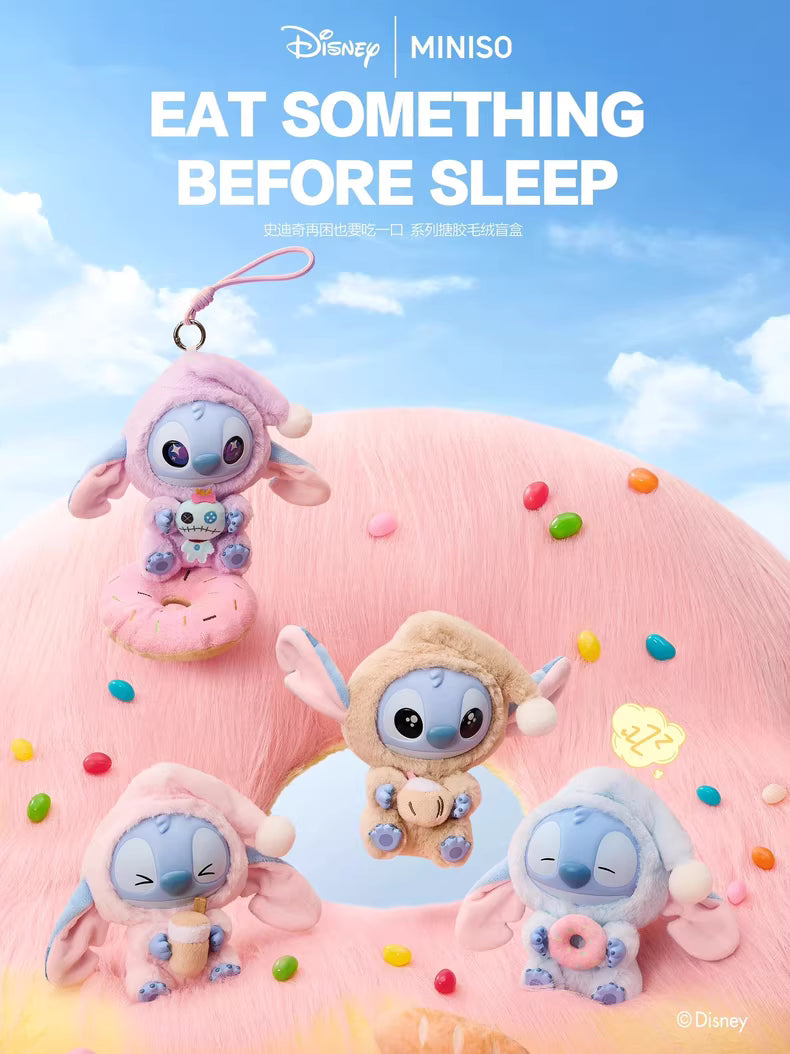 <079>Stitch Eat Something Before Sleep plush blind box