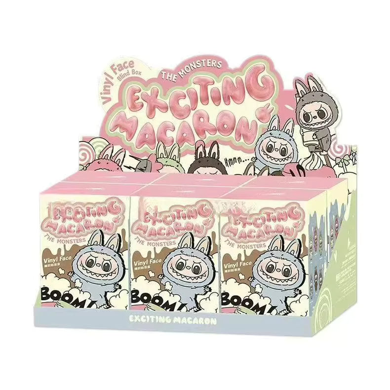 <003>Labubu V1 Exciting Macaron(1:1 copy highest quality) plush toy