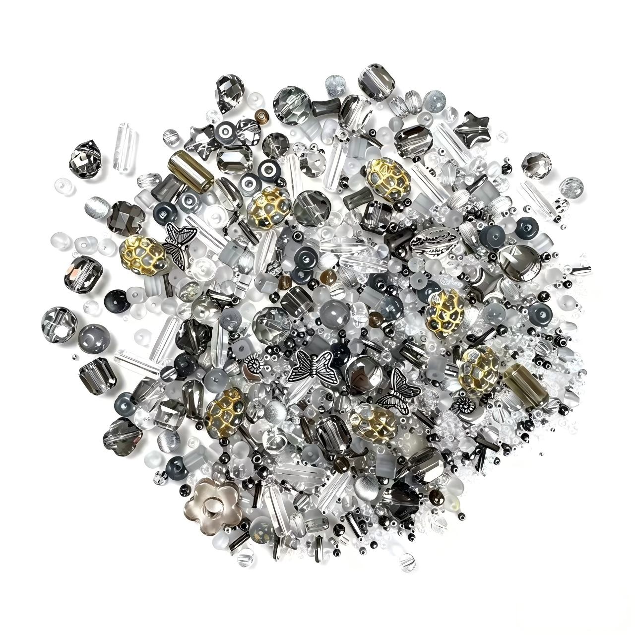 [Link A]Mixed Glass Beads for Making Jewelry and Phone Chains,Craft Supplies,diy beads,handmade crafts