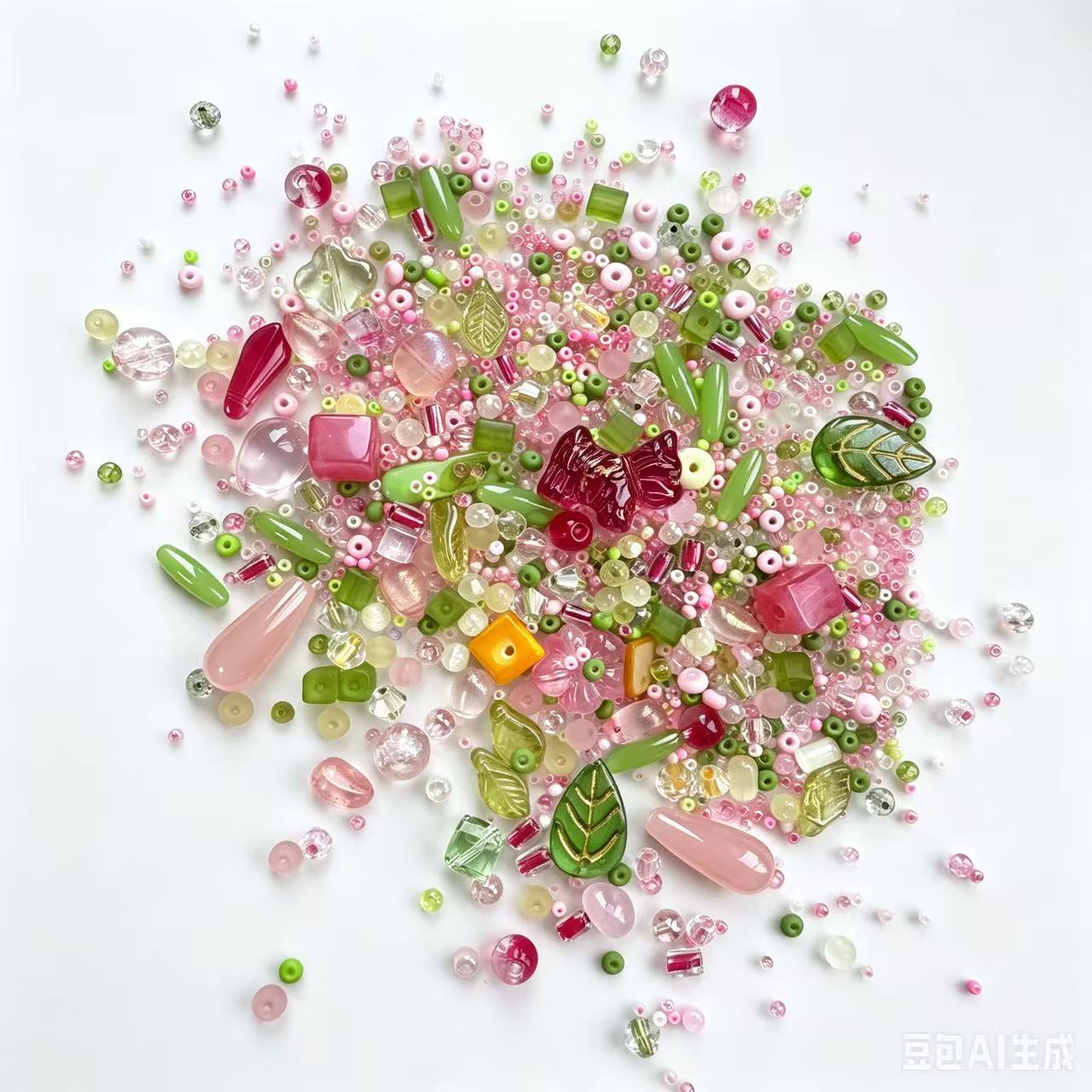 [Link A]Mixed Glass Beads for Making Jewelry and Phone Chains,Craft Supplies,diy beads,handmade crafts