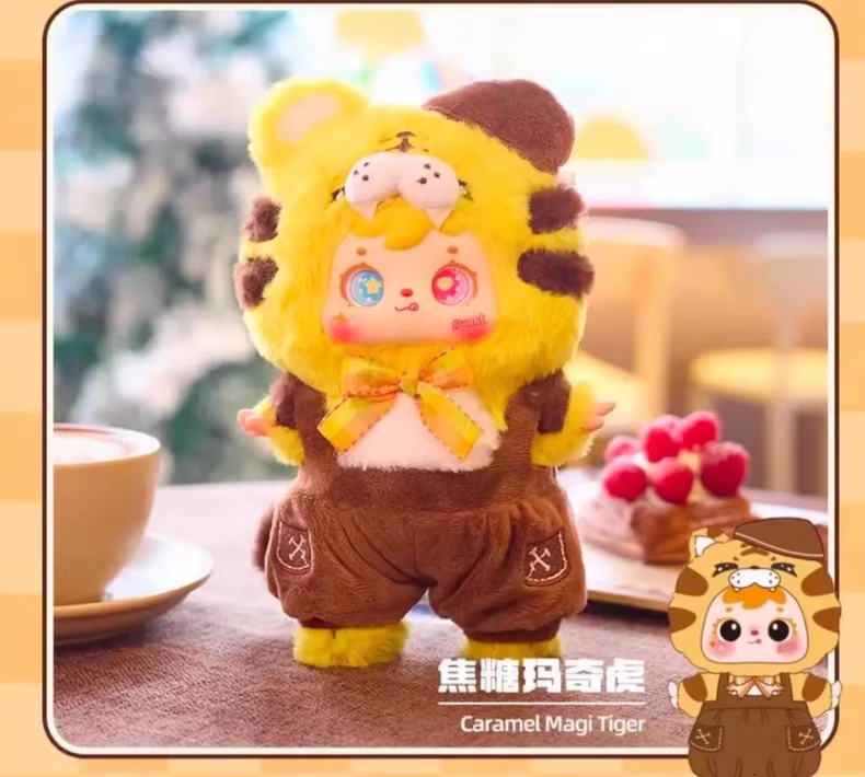 <091>TYKE 3 Coffee shop Plush Pendant Blind Box