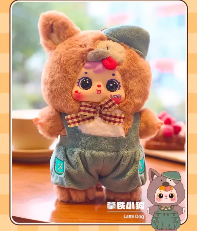 <091>TYKE 3 Coffee shop Plush Pendant Blind Box