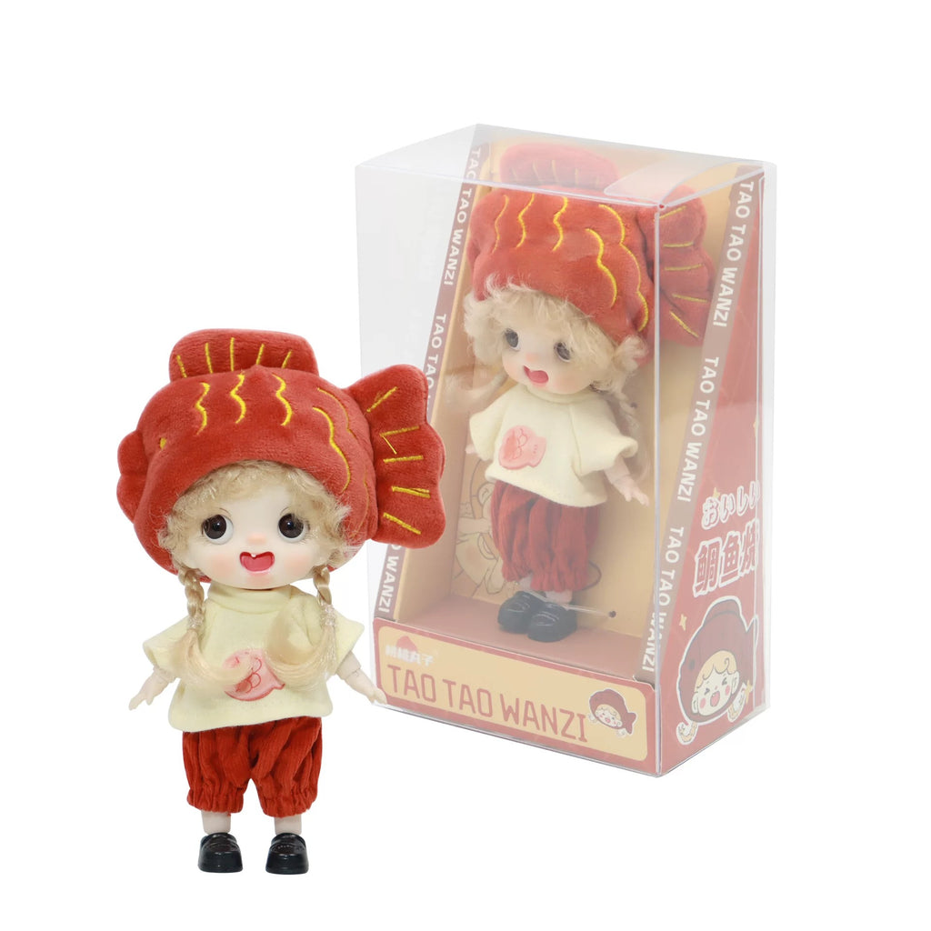 TAO TAO WANZI Series Vinyl Face Bjd Doll Adorable Desk & Phone Decor Toy Collection Surprise Gift
