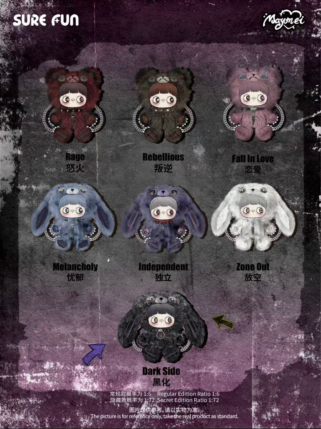 MayMel 400 Backpack Series Plush Blind Box