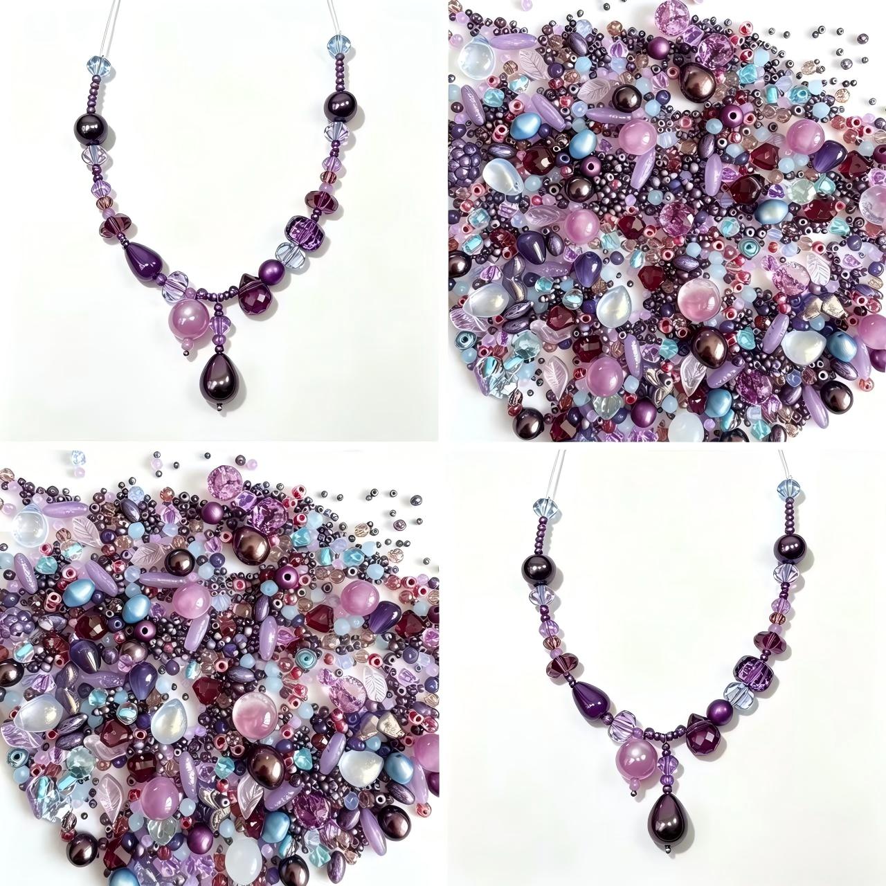[Link A]Mixed Glass Beads for Making Jewelry and Phone Chains,Craft Supplies,diy beads,handmade crafts