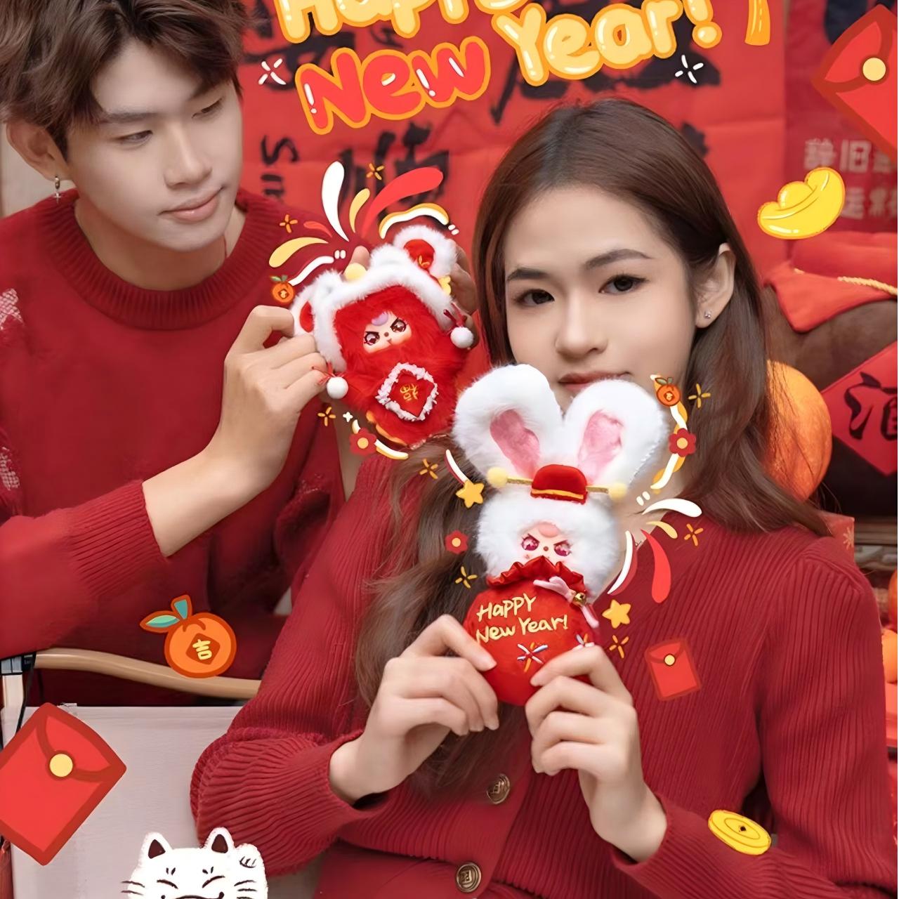 Baby Three Happy New Year V2 Plush Blind Box