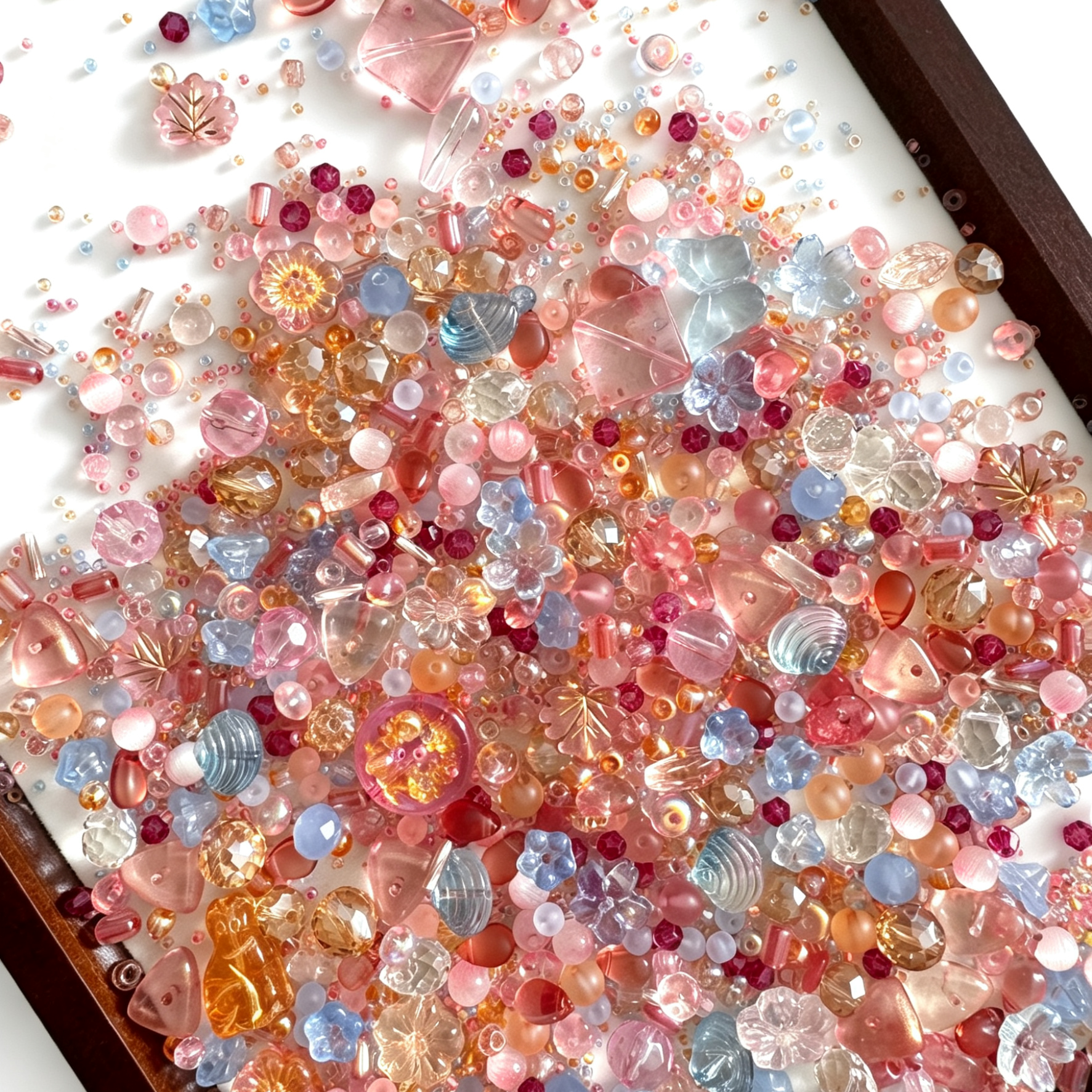 [Link A]Mixed Glass Beads for Making Jewelry and Phone Chains,Craft Supplies,diy beads,handmade crafts