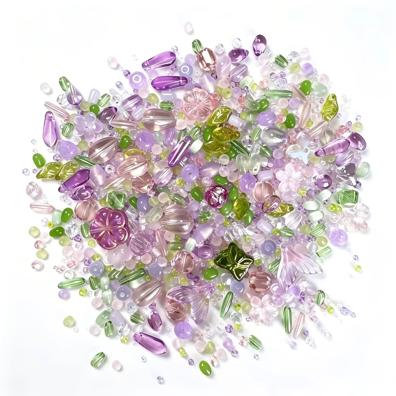 [Link A]Mixed Glass Beads for Making Jewelry and Phone Chains,Craft Supplies,diy beads,handmade crafts