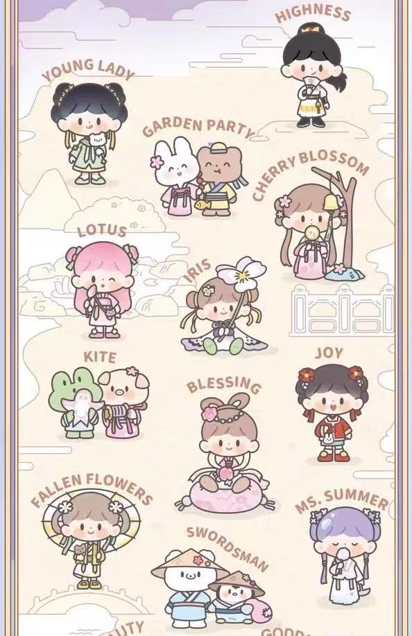 zZoton Ancient Travel Series Little Figures Blind Box