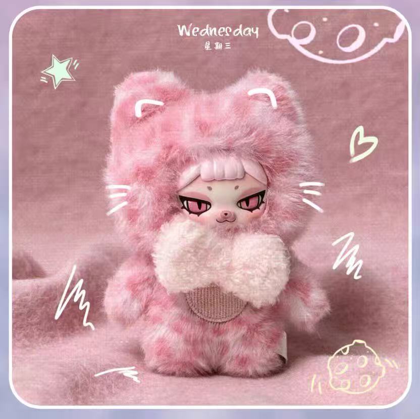 PIKU The Week Series Plush Blind Box,cute gift,collectible toy