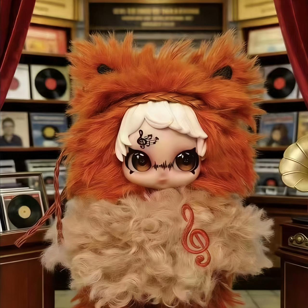 OWEN-Rock Star Series Plush Blind Box Cool Styles Bagcharms