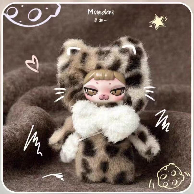 PIKU The Week Series Plush Blind Box,cute gift,collectible toy