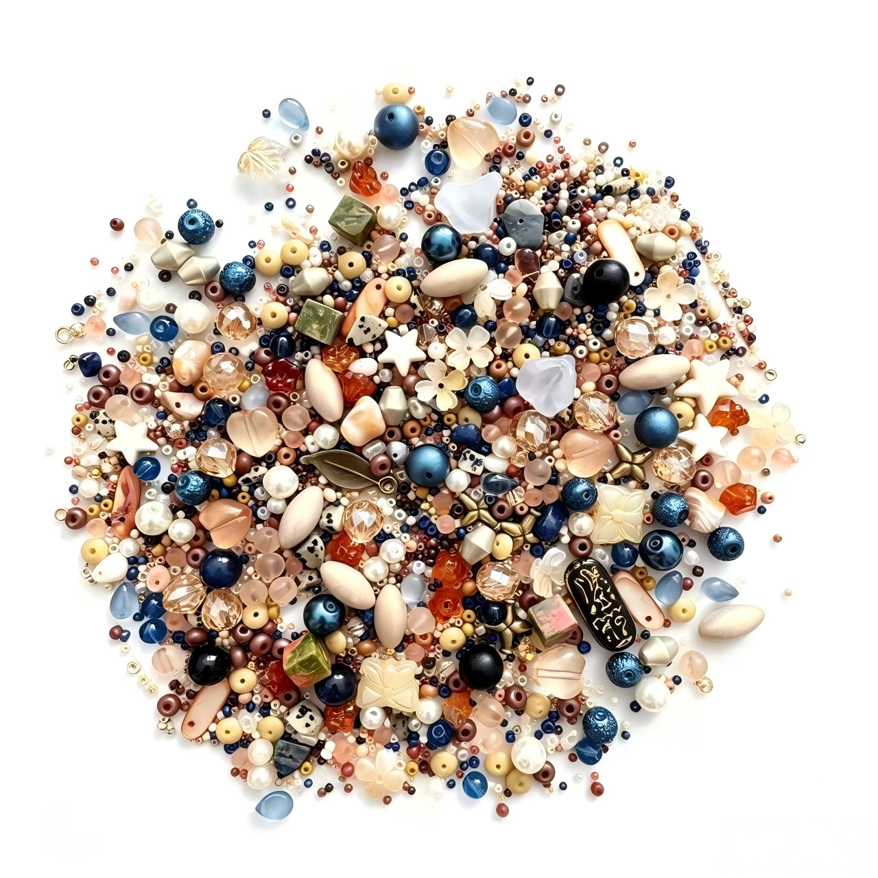 [Link A]Mixed Glass Beads for Making Jewelry and Phone Chains,Craft Supplies,diy beads,handmade crafts