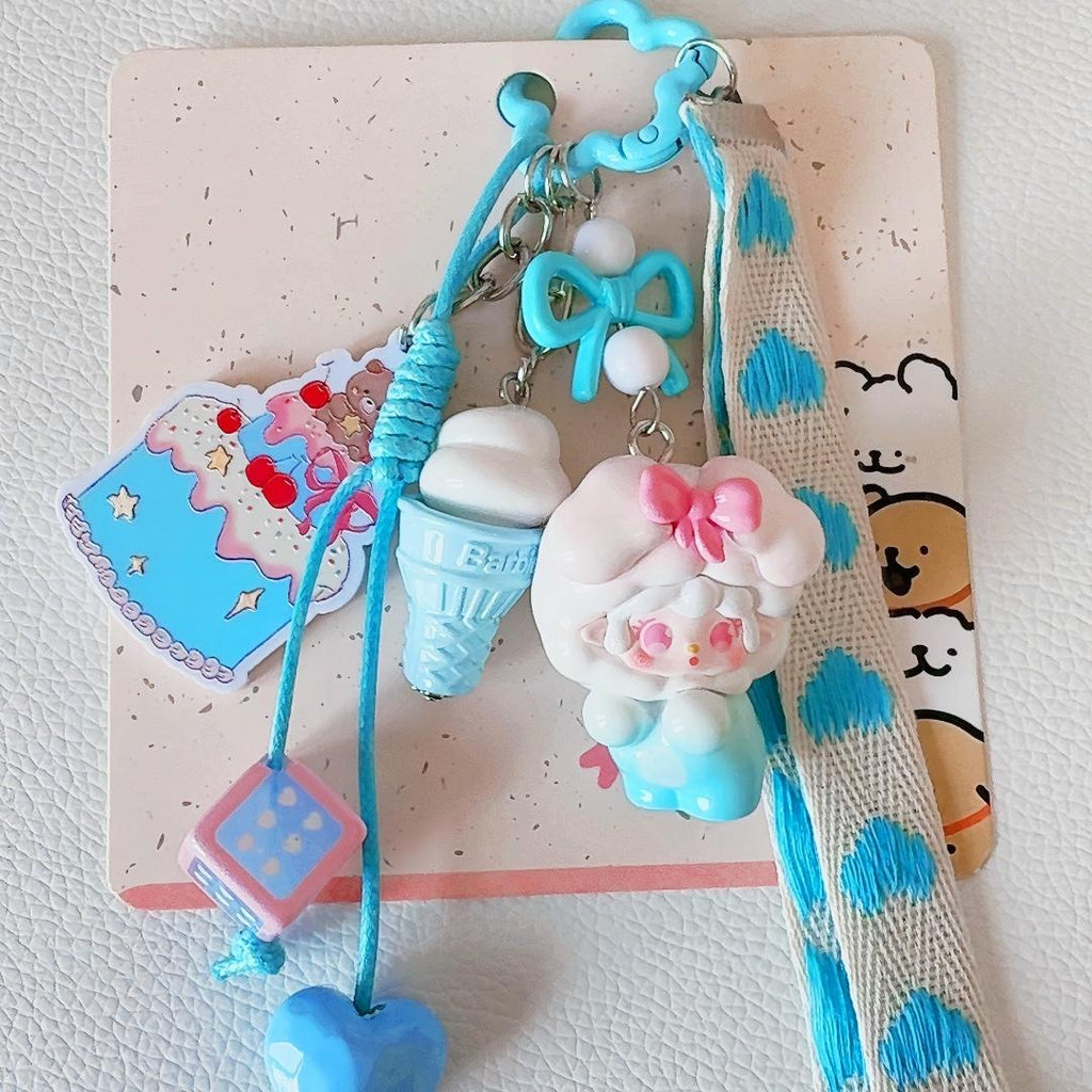 Keychains&Bag charms with little dolls