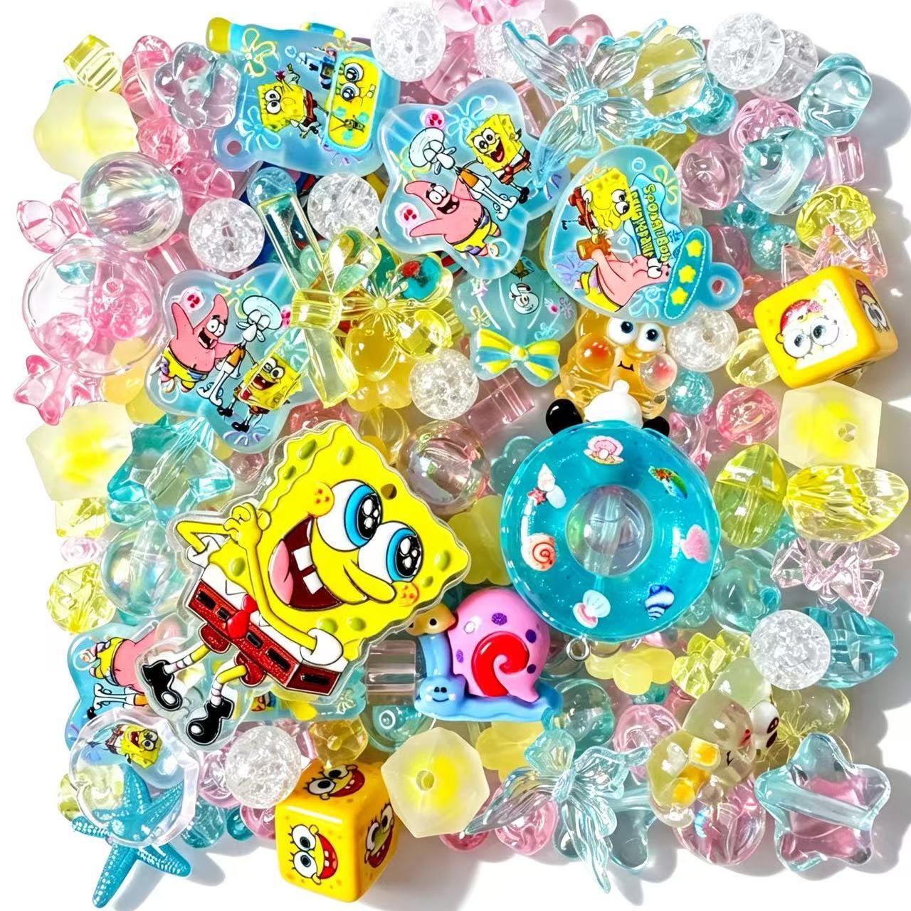 [Link B]Mixed Acrylic Beads Classic Color Theme for Keychains,Phone Charms,Cute Craft Supplies
