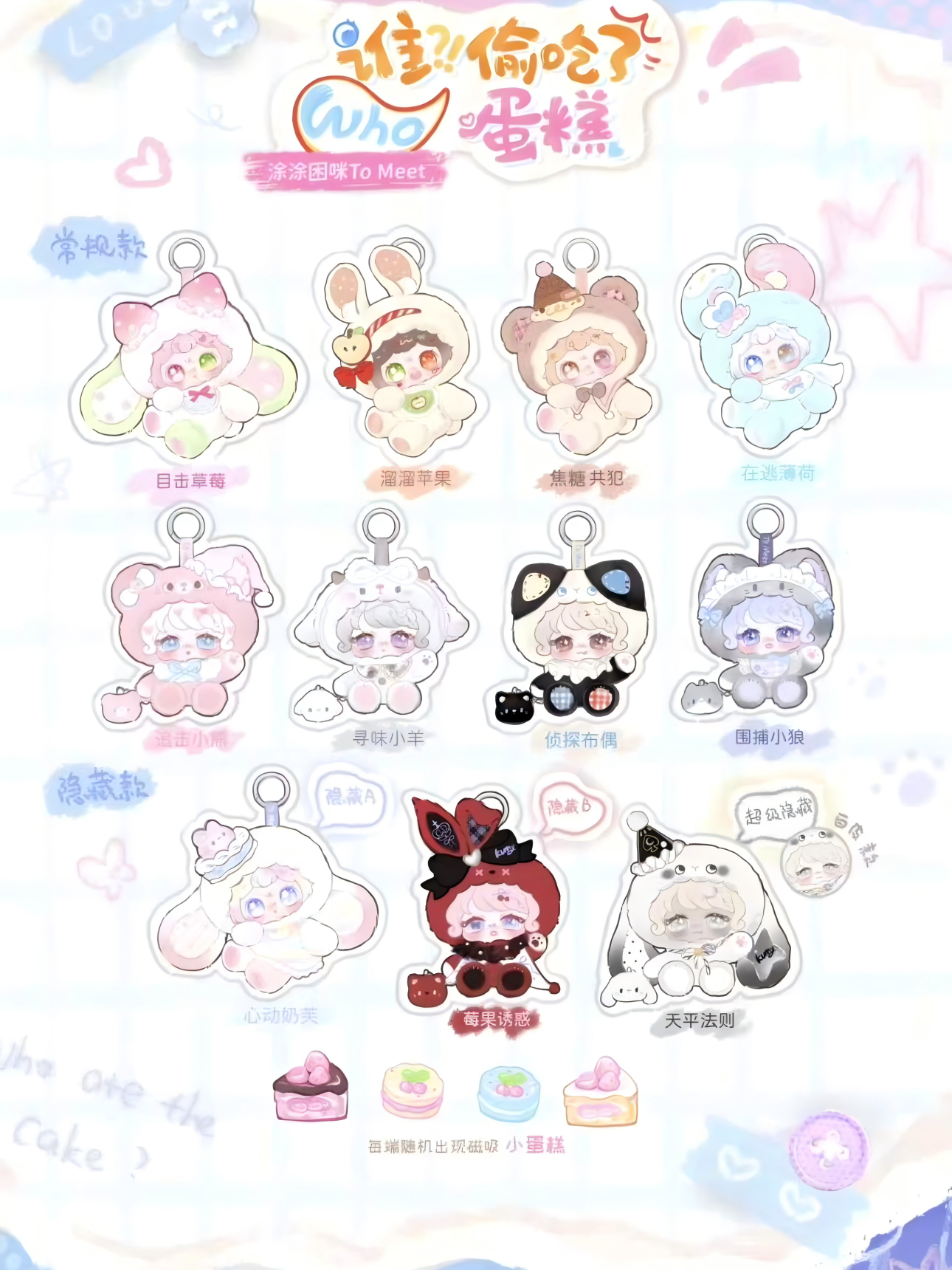 To Meet Who Ate the Cake Blind Box Plush Toy