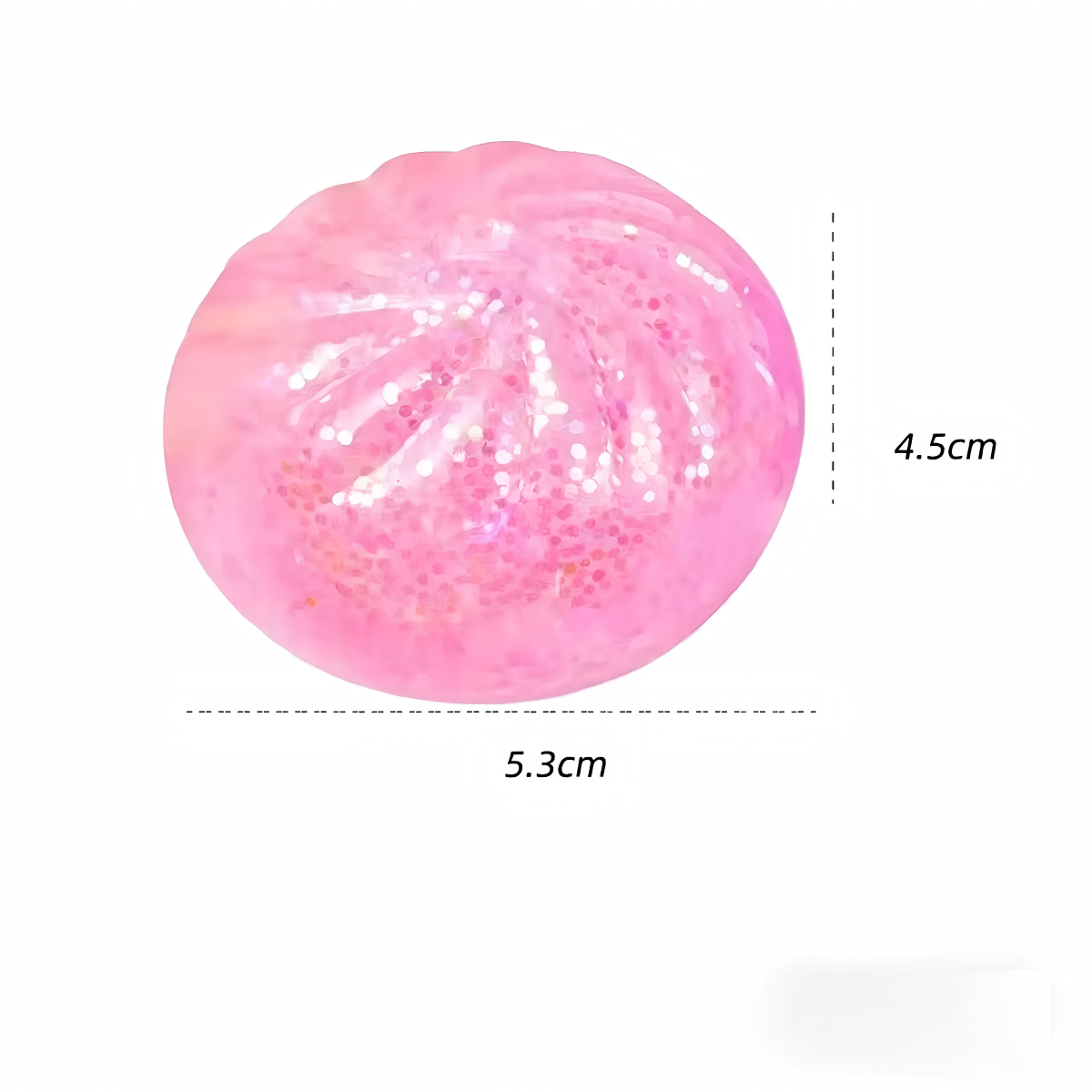 Glitter Series Expressive Dumpling Squishy Blind Box,Mysecret Bun Fidget Toy,Soft TPR Material,Stress Relief,Perfect for graduation,great for students to exchange gifts