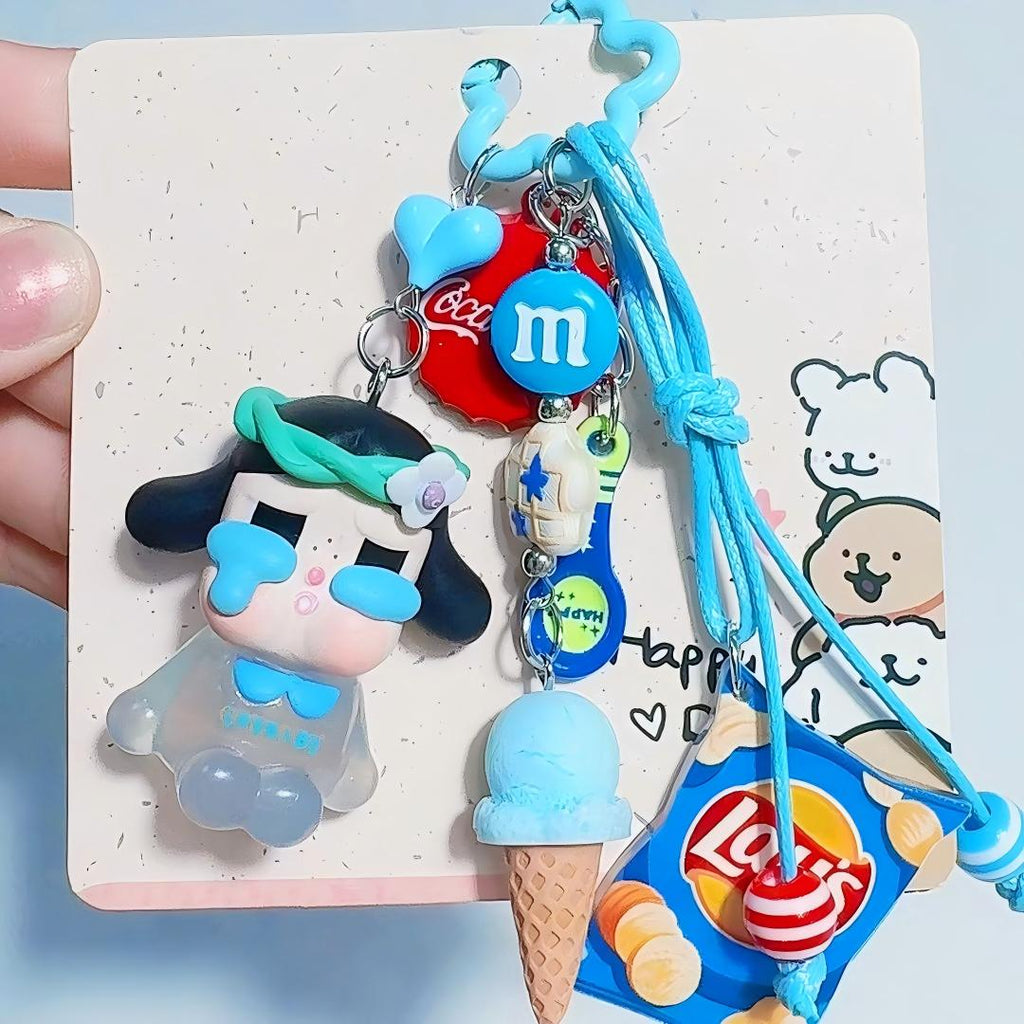 Keychains&Bag charms with little dolls