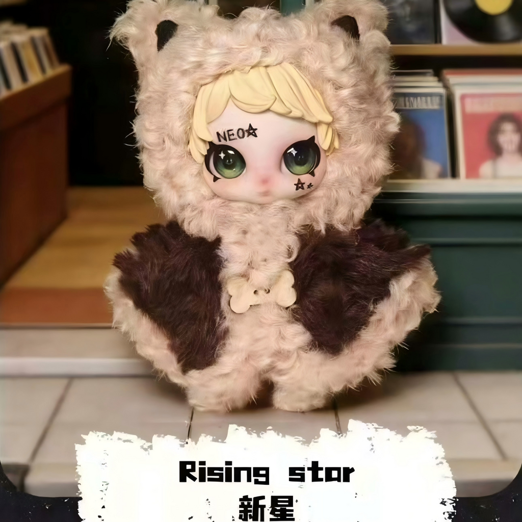OWEN-Rock Star Series Plush Blind Box Cool Styles Bagcharms