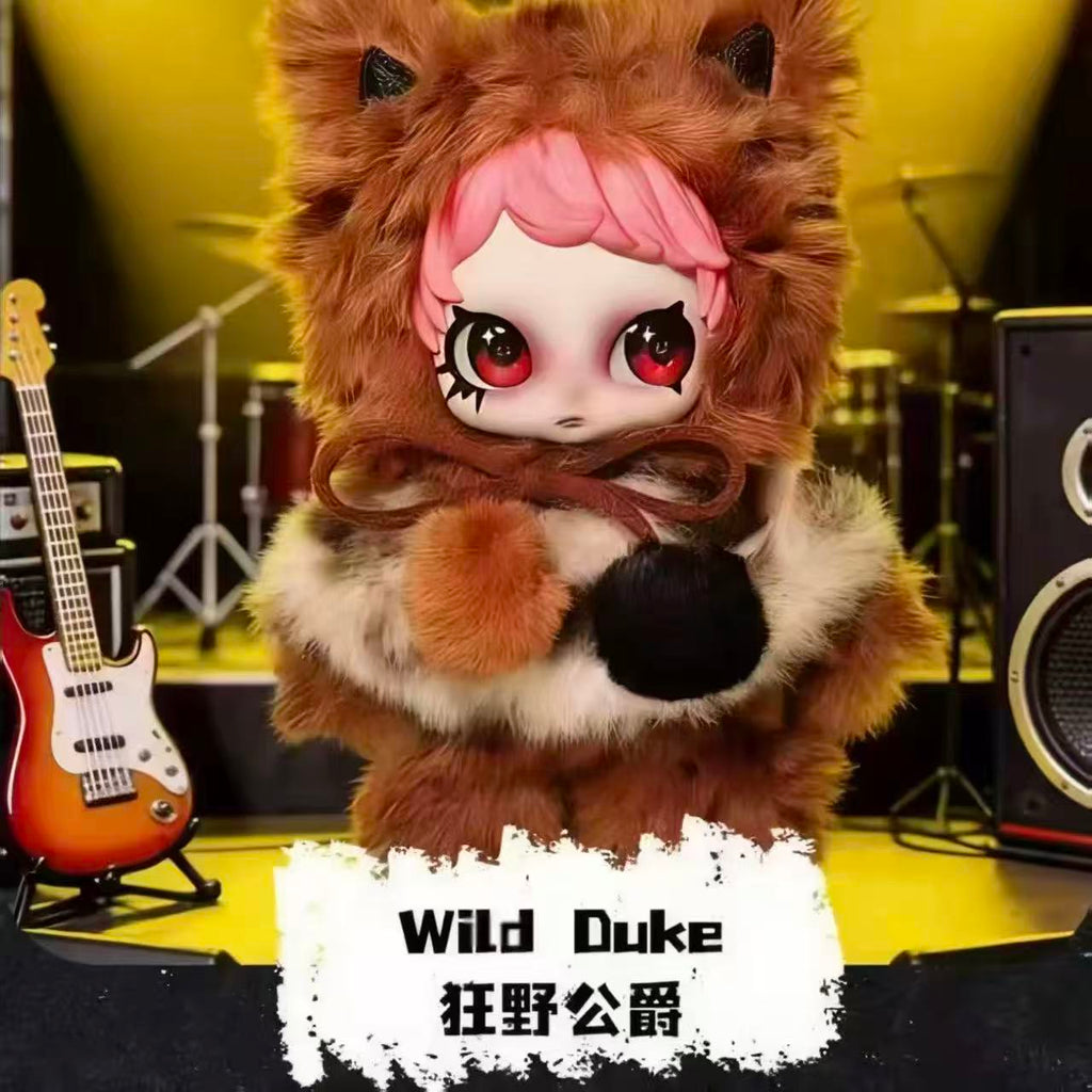 OWEN-Rock Star Series Plush Blind Box Cool Styles Bagcharms