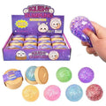 Glitter Series Expressive Dumpling Squishy Blind Box,Mysecret Bun Fidget Toy,Soft TPR Material,Stress Relief,Perfect for graduation,great for students to exchange gifts
