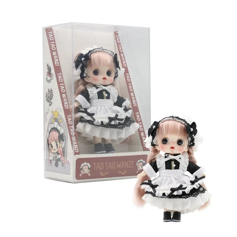 TAO TAO WANZI Series Vinyl Face Bjd Doll Adorable Desk & Phone Decor Toy Collection Surprise Gift