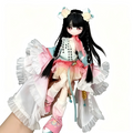 Cute Horror Story 1/8 BJD  Scale Vinyl Rooted Hair Articulated Doll
