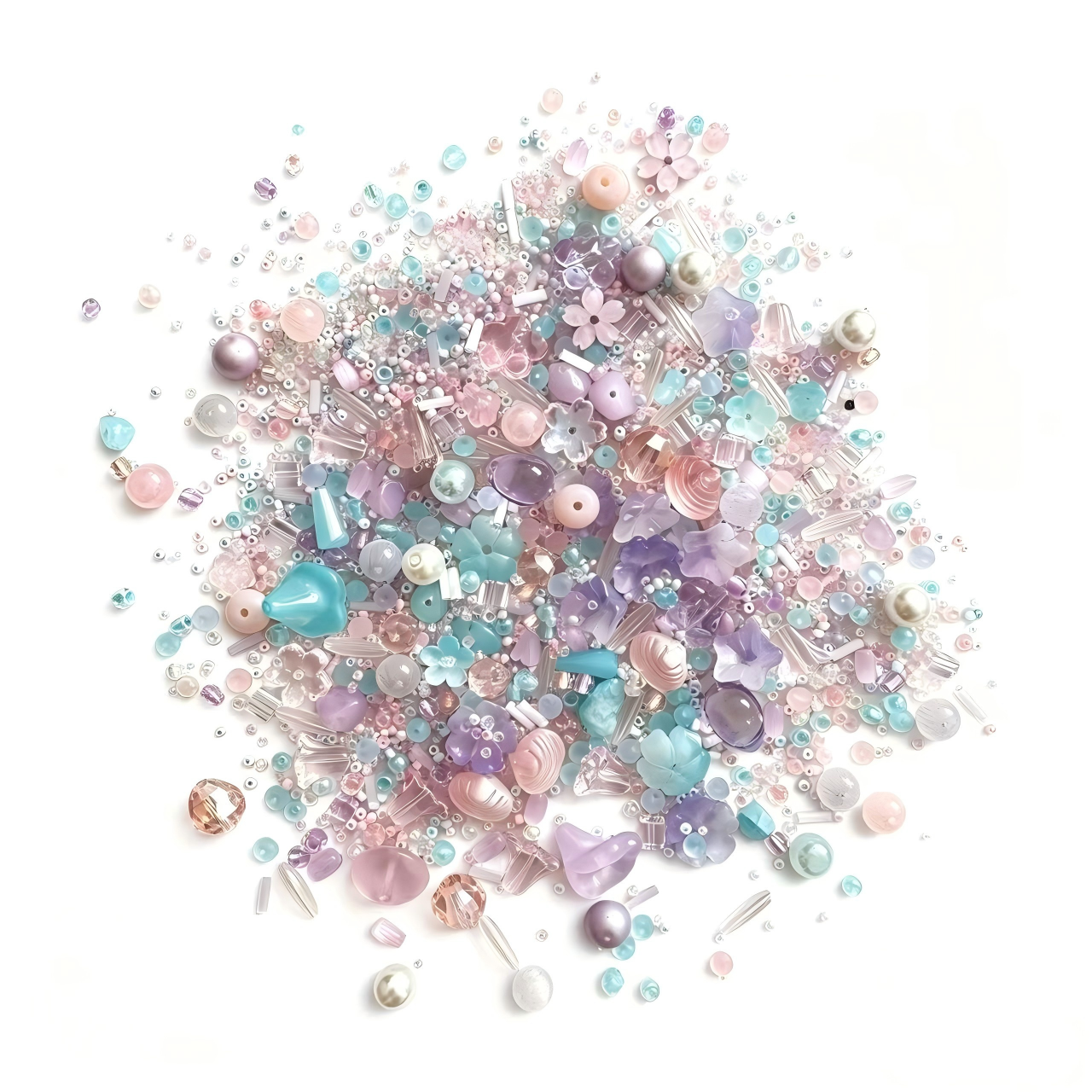 [Link A]Mixed Glass Beads for Making Jewelry and Phone Chains,Craft Supplies,diy beads,handmade crafts