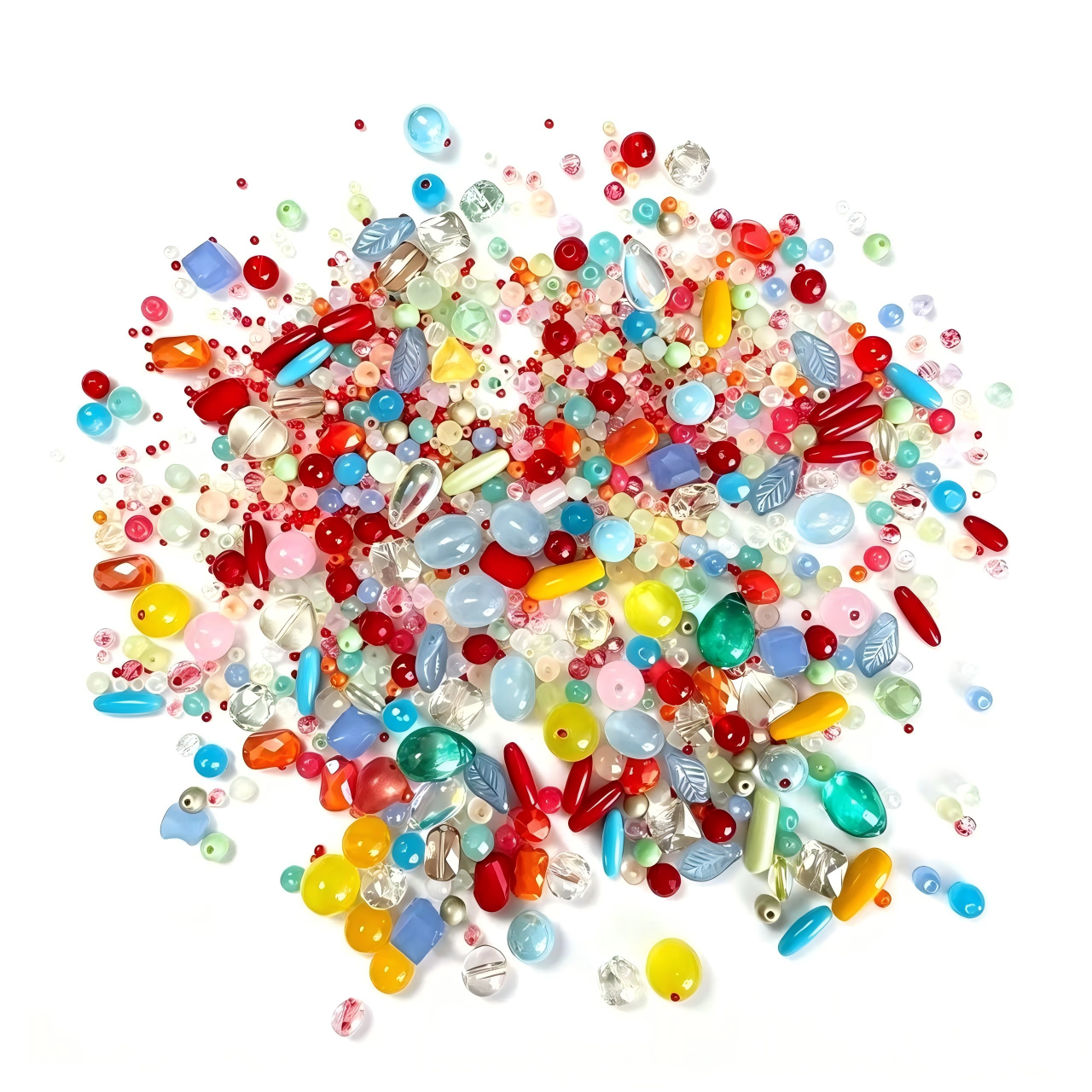 [Link A]Mixed Glass Beads for Making Jewelry and Phone Chains,Craft Supplies,diy beads,handmade crafts