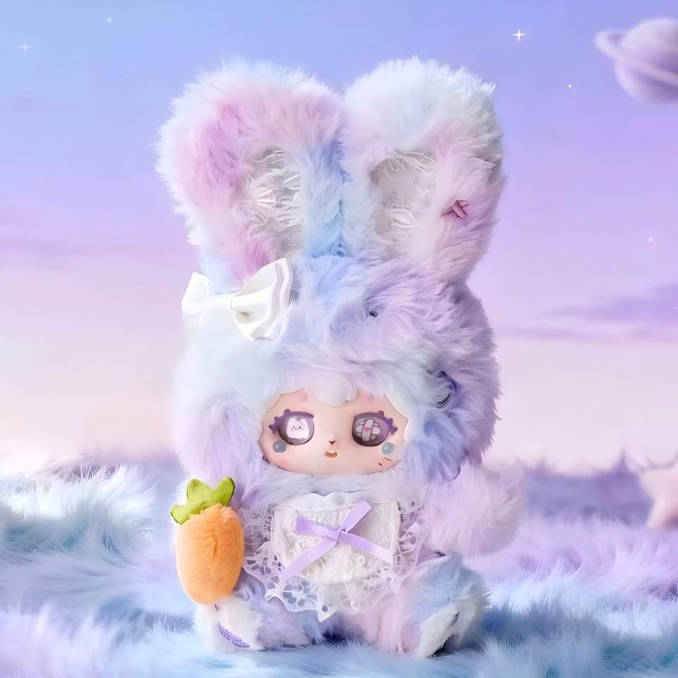 POKA Fluffy Collection Plush Keychains Blind Box