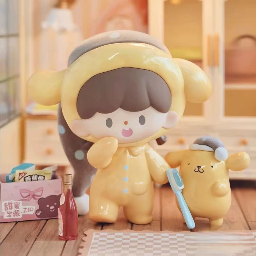zZoton  SANRIO CHARACTERS - Preparation before bedtime Series Figures Blind Box
