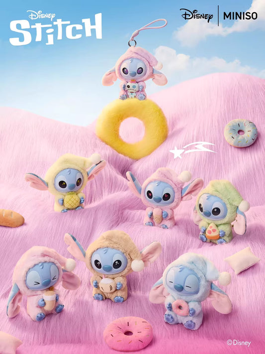 <079>Stitch Eat Something Before Sleep plush blind box