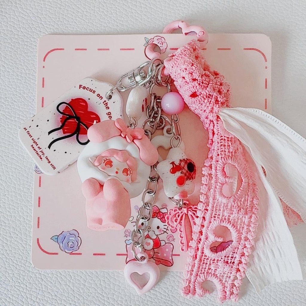 Keychains&Bag charms with little dolls