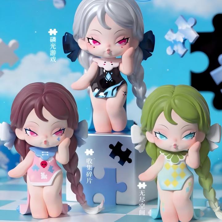 DODO NAMI Virtual World Series Mini Figures Blind Box, Collectible Game Action Figures Set