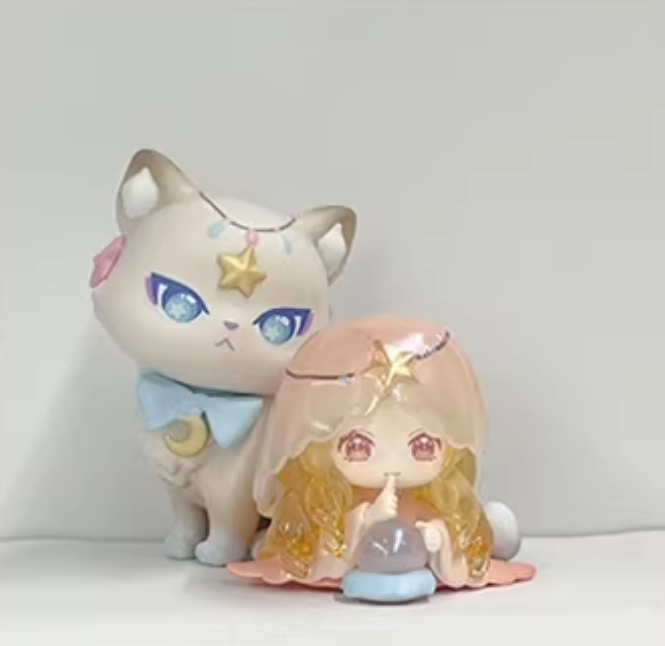 <084>CATMONI The cat stay with you figure blind box