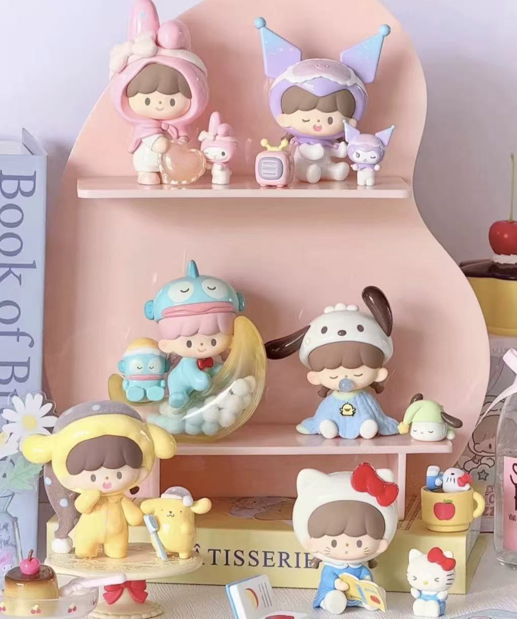 zZoton  SANRIO CHARACTERS - Preparation before bedtime Series Figures Blind Box
