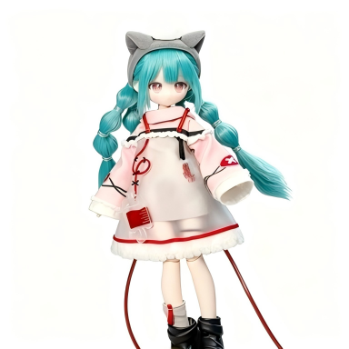 Cute Horror Story 1/8 BJD  Scale Vinyl Rooted Hair Articulated Doll