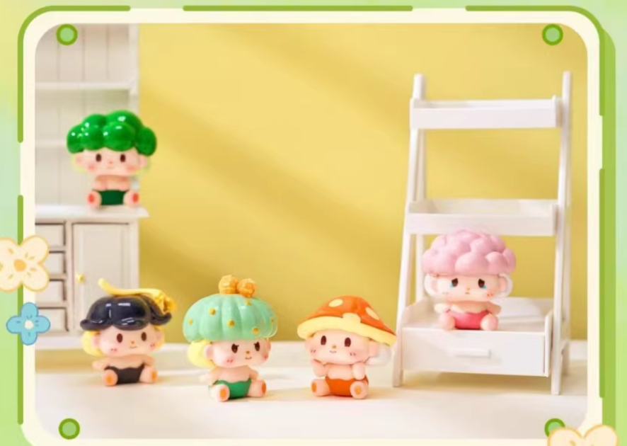 <087>Baby Bean Eating Fruits Blind Box