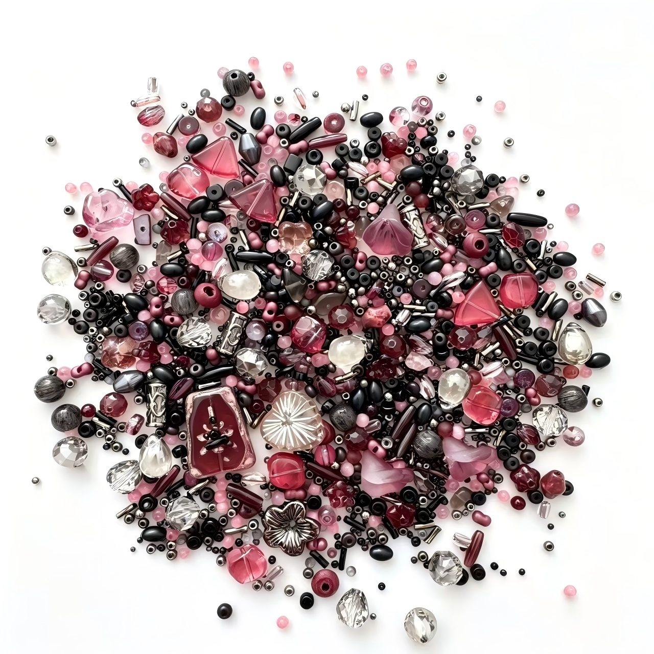 [Link A]Mixed Glass Beads for Making Jewelry and Phone Chains,Craft Supplies,diy beads,handmade crafts