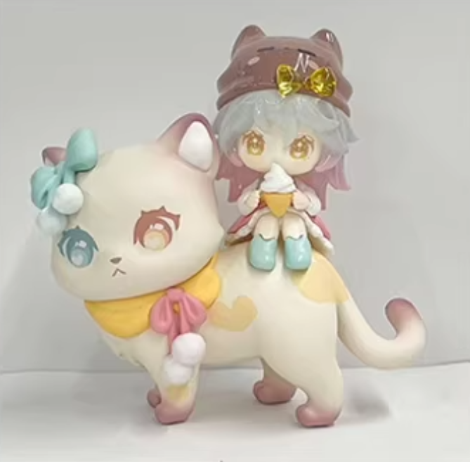 <084>CATMONI The cat stay with you figure blind box