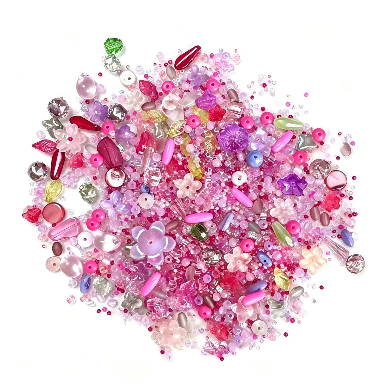 [Link A]Mixed Glass Beads for Making Jewelry and Phone Chains,Craft Supplies,diy beads,handmade crafts
