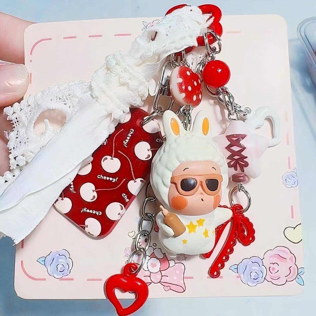 Keychains&Bag charms with little dolls