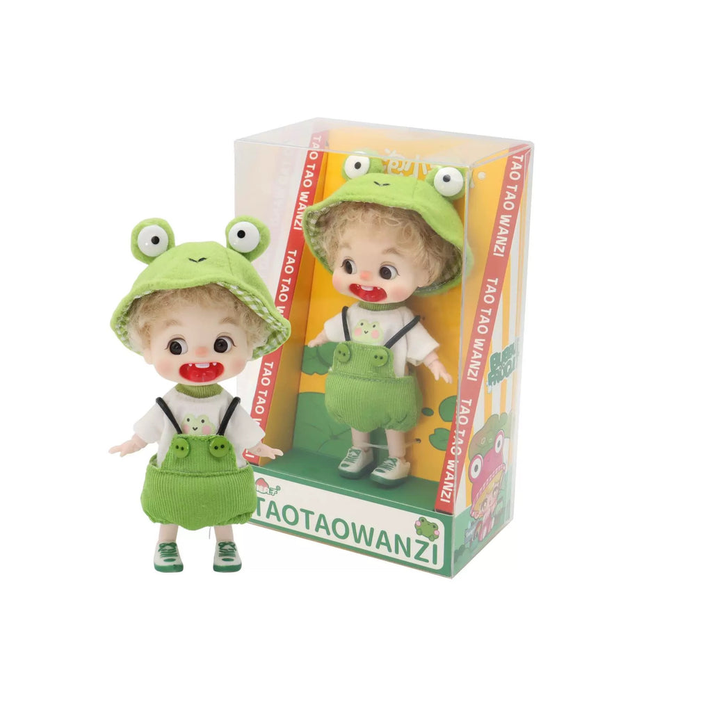 TAO TAO WANZI Series Vinyl Face Bjd Doll Adorable Desk & Phone Decor Toy Collection Surprise Gift