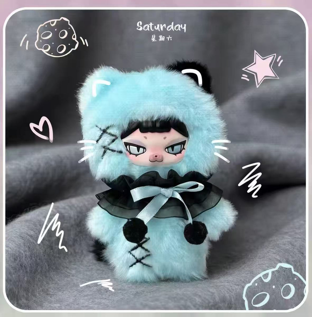 PIKU The Week Series Plush Blind Box,cute gift,collectible toy