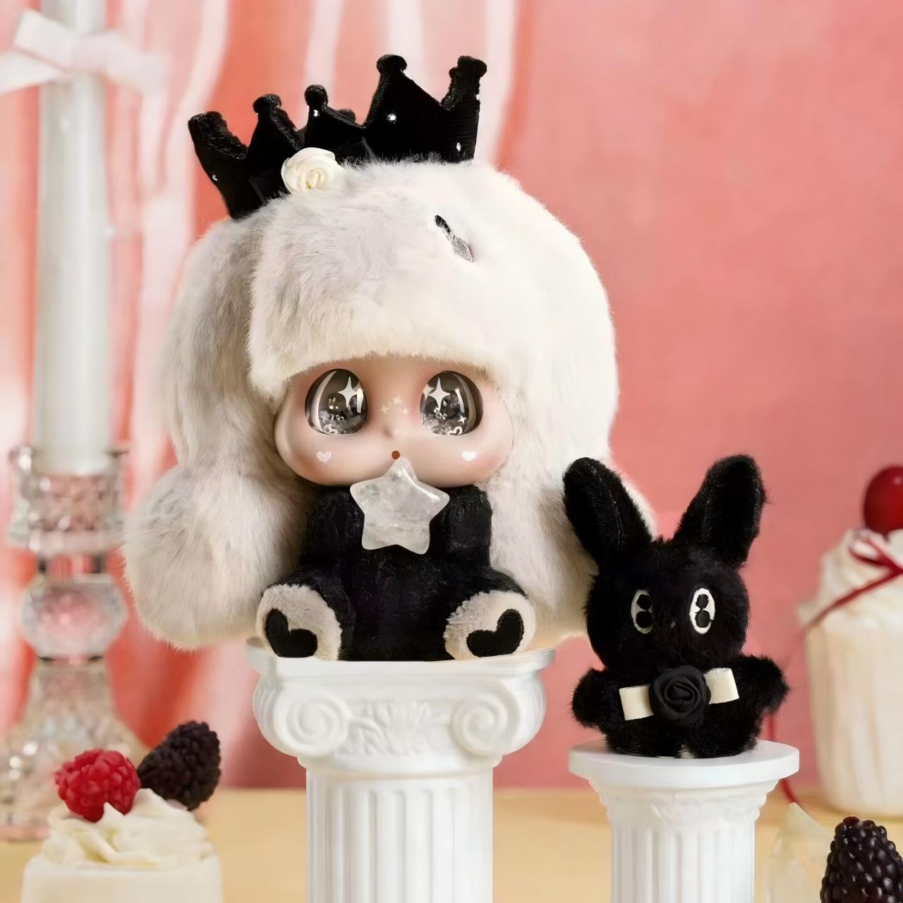 MICOCO&NONO Crystal Whispers Plush Doll Blind Box Keychains & Bag charms