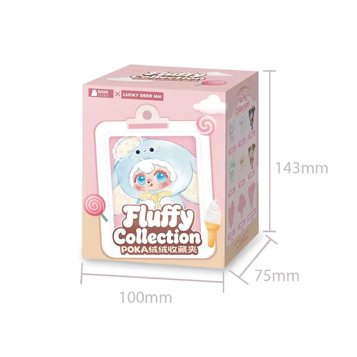 POKA Fluffy Collection Plush Keychains Blind Box